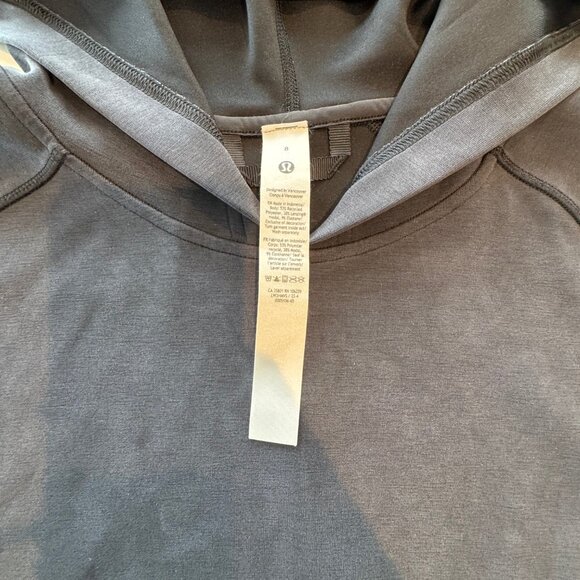 lululemon Softstreme Hoodie Black (Size 8) - Picture 4 of 5